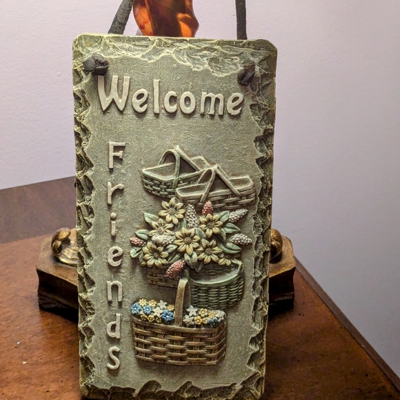 Beautiful 3D Light Olive Green Slate Garden Or Home Decor With Beautiful Details - Picture 1 of 8